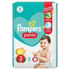 Pampers Pants Size 3 Midi 6-11Kg 58 Pieces